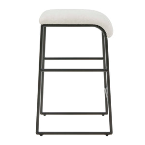   Modern European furniture - Cream Fabric Seat Counter Stool - www.oroa.com | Oroa.com