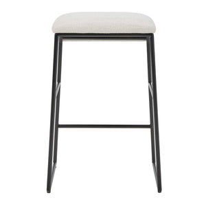   Modern European furniture - Cream Fabric Seat Counter Stool - www.oroa.com | Oroa.com