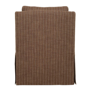   Modern European furniture -Brown Pinstripes Swivel Chair - www.oroa.com | Oroa.com