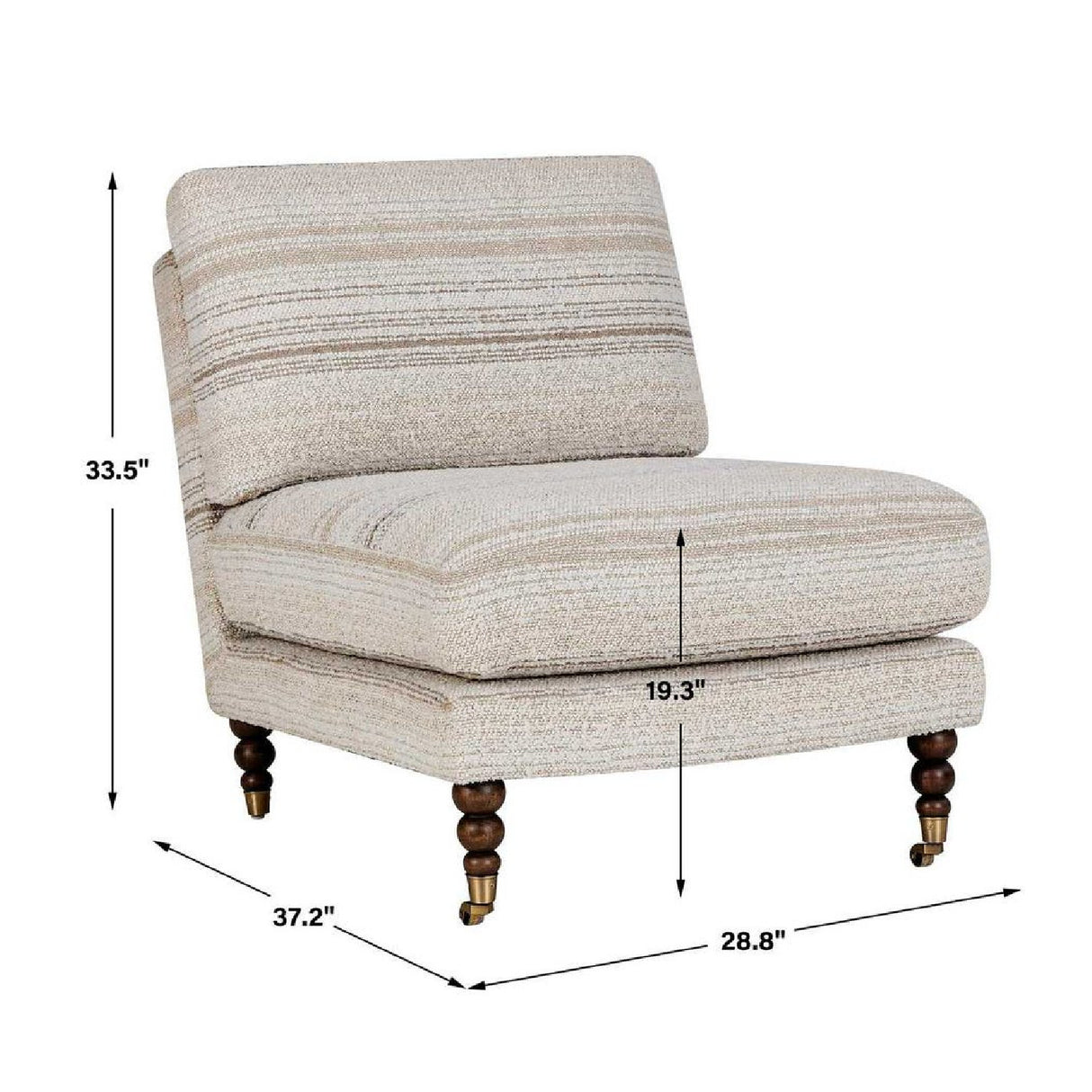   Modern European furniture - Boucle Stripes Accent Chair - www.oroa.com | Oroa.com
