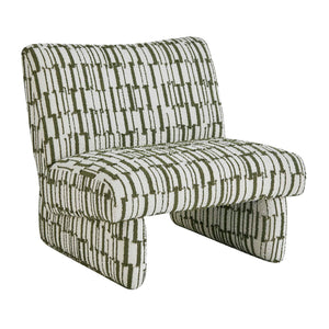   Modern European furniture - Green Patterned Accent Chair - www.oroa.com | Oroa.com