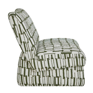   Modern European furniture - Green Patterned Accent Chair - www.oroa.com | Oroa.com