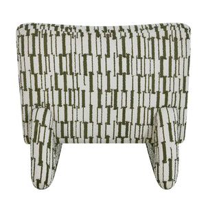   Modern European furniture - Green Patterned Accent Chair - www.oroa.com | Oroa.com