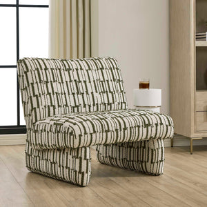   Modern European furniture - Green Patterned Accent Chair - www.oroa.com | Oroa.com