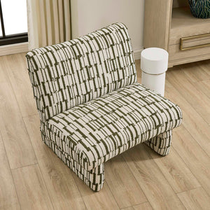   Modern European furniture - Green Patterned Accent Chair - www.oroa.com | Oroa.com