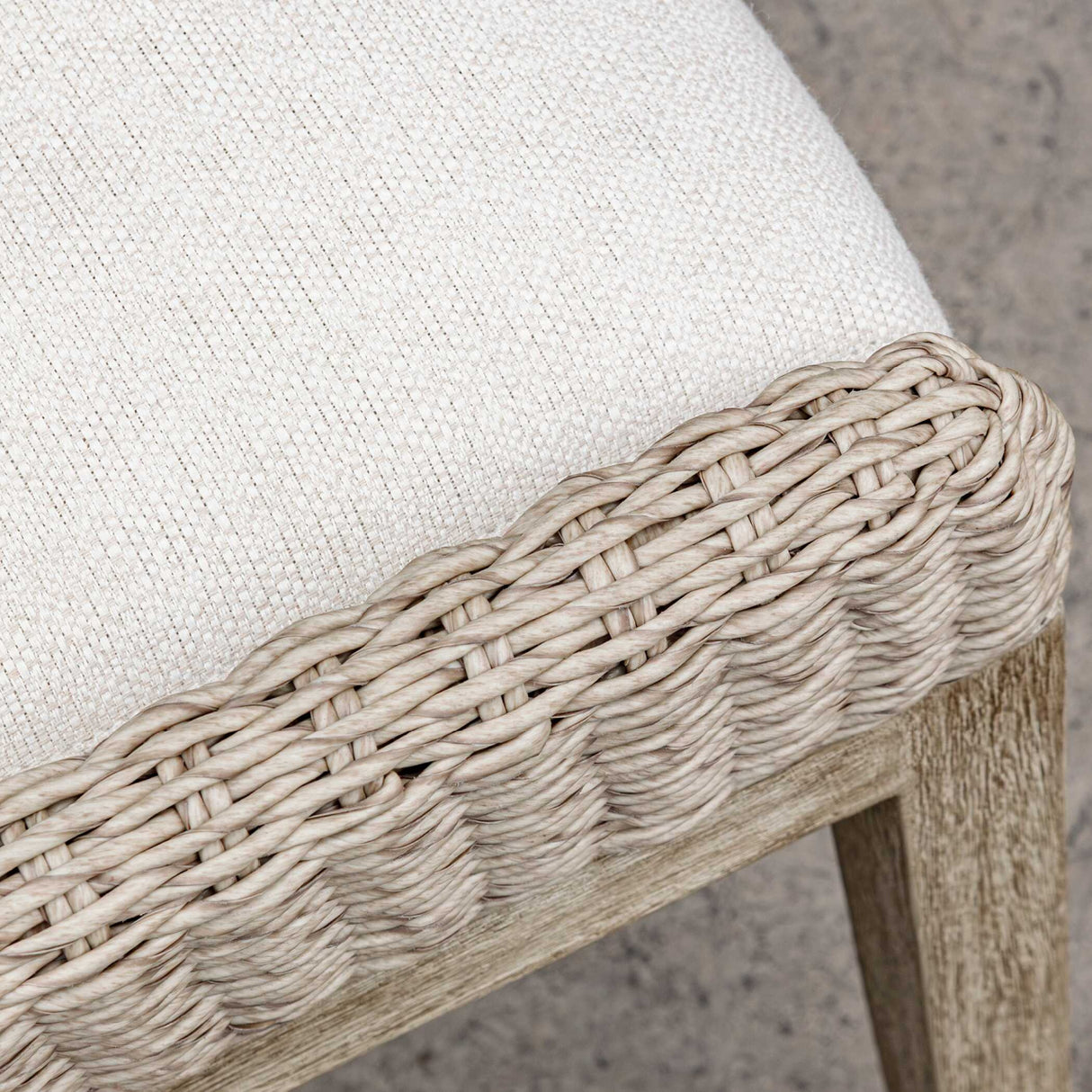   Modern European furniture - Beige Wicker Outdoor Dining Chair  - www.oroa.com | Oroa.com