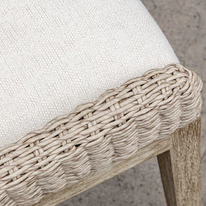   Modern European furniture - Beige Wicker Outdoor Dining Chair  - www.oroa.com | Oroa.com