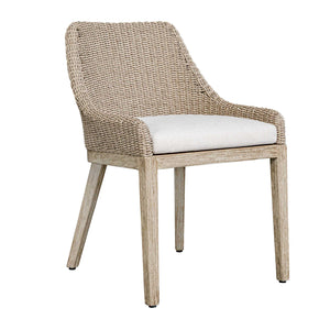   Modern European furniture - Beige Wicker Outdoor Dining Chair  - www.oroa.com | Oroa.com