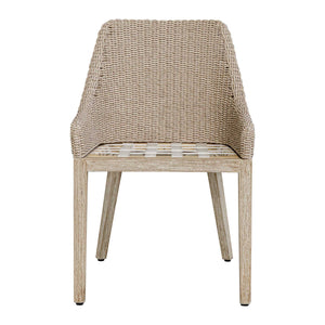   Modern European furniture - Beige Wicker Outdoor Dining Chair  - www.oroa.com | Oroa.com