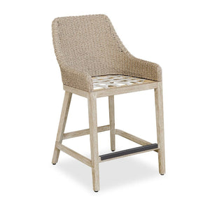   Modern European furniture - Beige Wicker Outdoor Counter Stool - www.oroa.com | Oroa.com