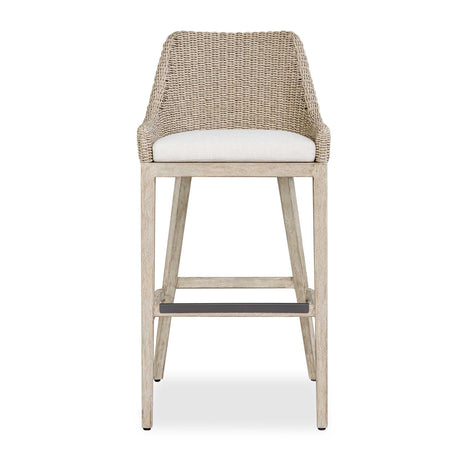   Modern European furniture - Cream Wicker Outdoor Bar Stool - www.oroa.com | Oroa.com