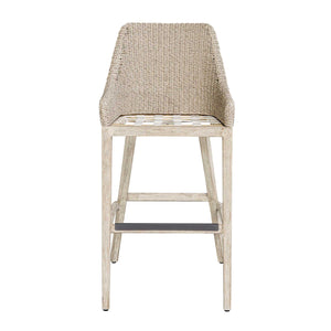   Modern European furniture - Cream Wicker Outdoor Bar Stool - www.oroa.com | Oroa.com