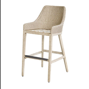   Modern European furniture - Cream Wicker Outdoor Bar Stool - www.oroa.com | Oroa.com