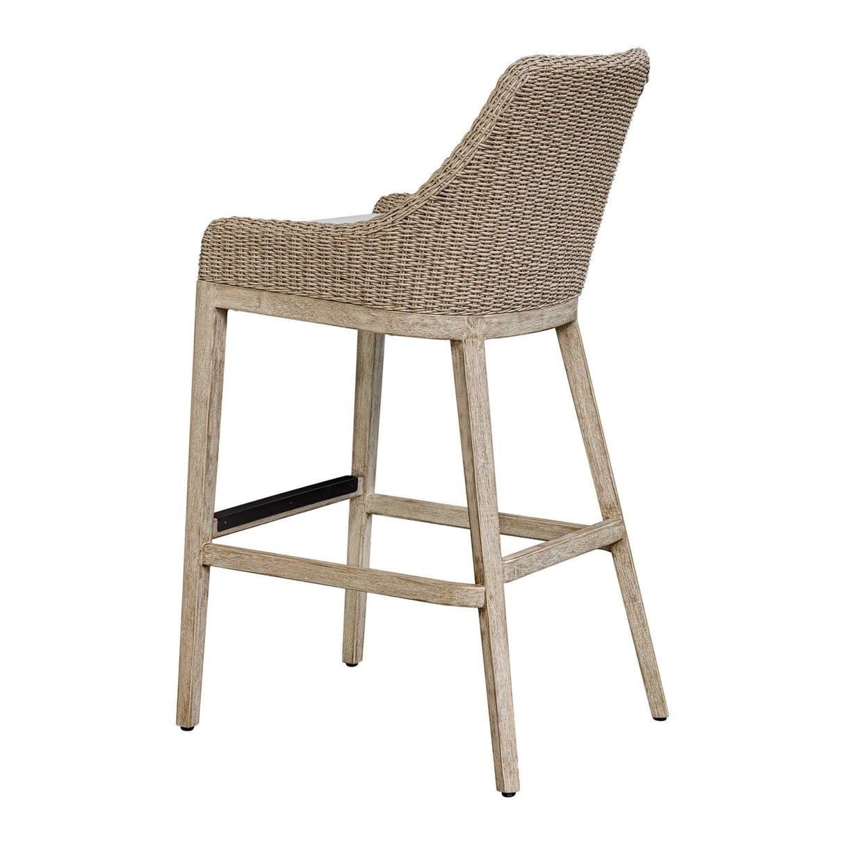   Modern European furniture - Cream Wicker Outdoor Bar Stool - www.oroa.com | Oroa.com