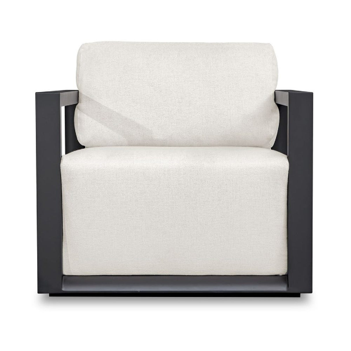   White Cushioned Outdoor Lounge Chair | Oroa.com