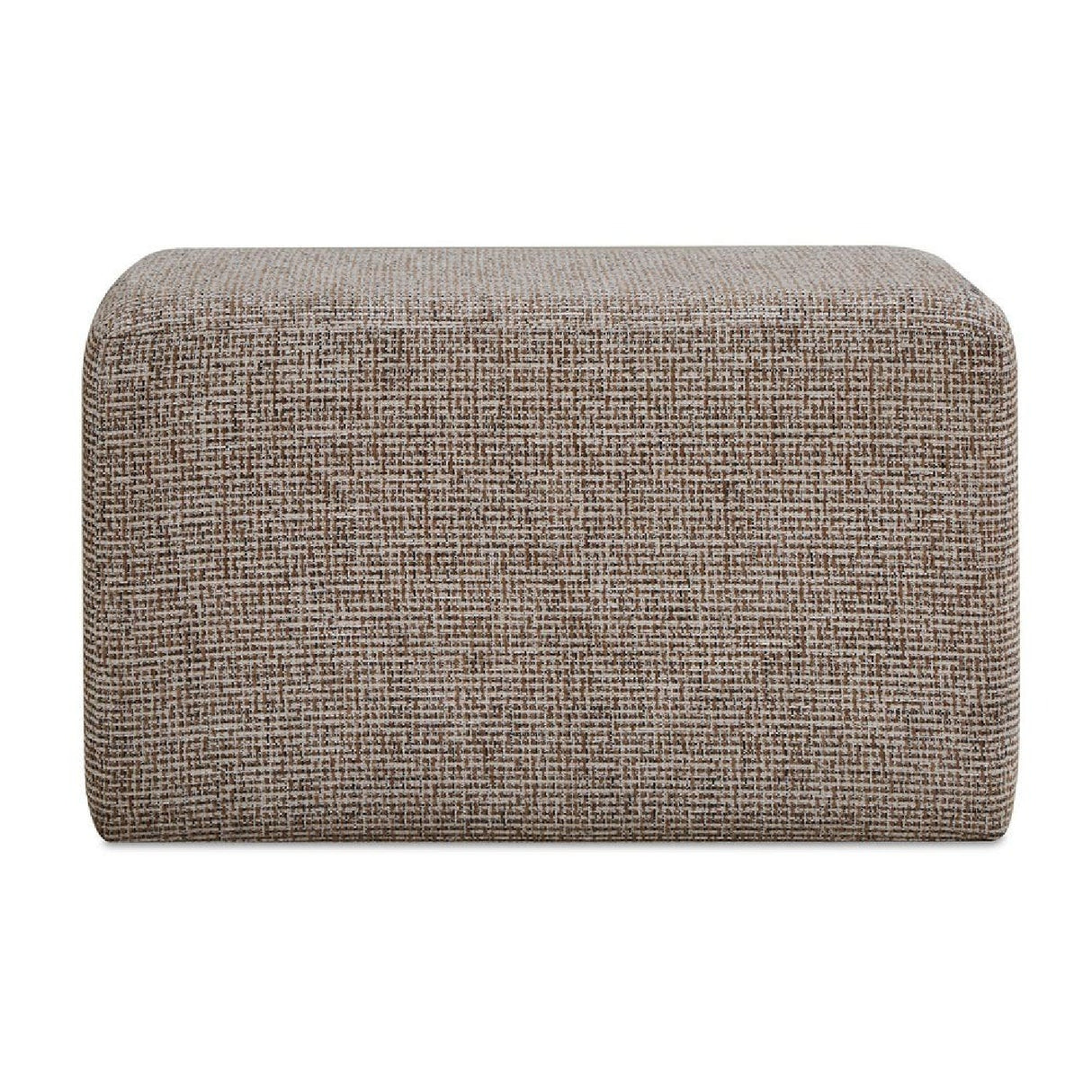   Modern European furniture - Cream Woven Rectangular Ottoman - www.oroa.com | Oroa.com