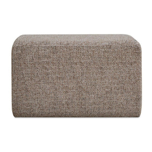  Modern European furniture - Cream Woven Rectangular Ottoman - www.oroa.com | Oroa.com
