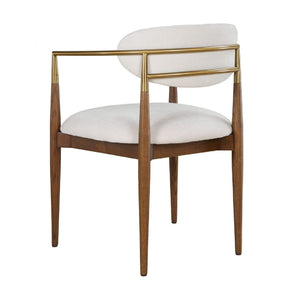   White Velvet Dining Chair | Oroa.com
