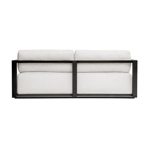   Modern European furniture - White Cushioned 3-Seater Outdoor Sofa - www.oroa.com | Oroa.com