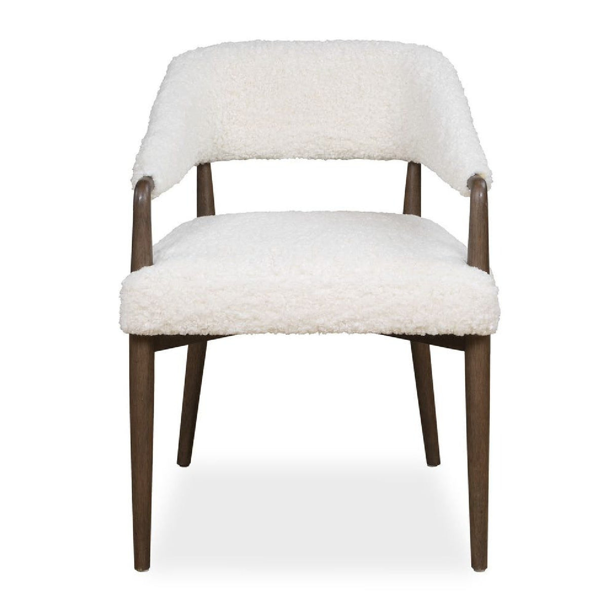   Modern European furniture - Cream Shearling Dining Chair - www.oroa.com | Oroa.com