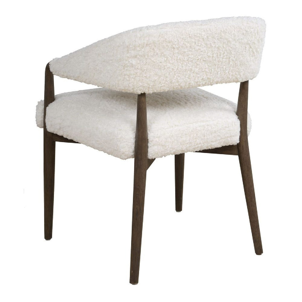  Modern European furniture - Cream Shearling Dining Chair - www.oroa.com | Oroa.com