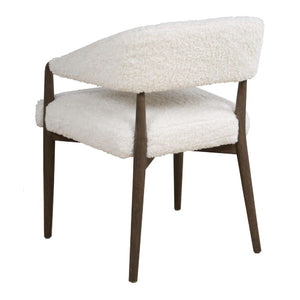   Modern European furniture - Cream Shearling Dining Chair - www.oroa.com | Oroa.com