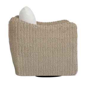   Modern European furniture - Beige Outdoor Swivel Lounge Chair - www.oroa.com | Oroa.com