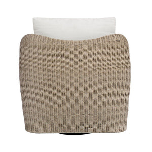   Modern European furniture - Beige Outdoor Swivel Lounge Chair - www.oroa.com | Oroa.com