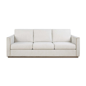   Modern European furniture - Cream Boucle Piped Sofa - www.oroa.com | Oroa.com