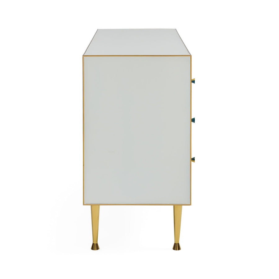  Blue Glass Panes Credenza | Oroa.com
