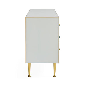   Blue Glass Panes Credenza | Oroa.com