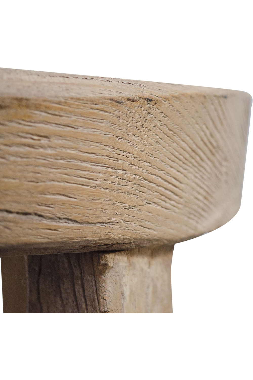   Round Wooden Bar Stool | Oroa.com