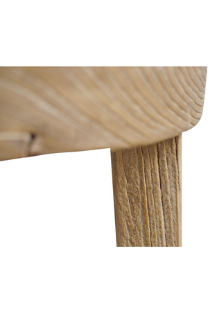  Round Wooden Bar Stool | Oroa.com