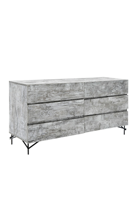   Gray Wooden 6-Drawer Dresser | Oroa.com