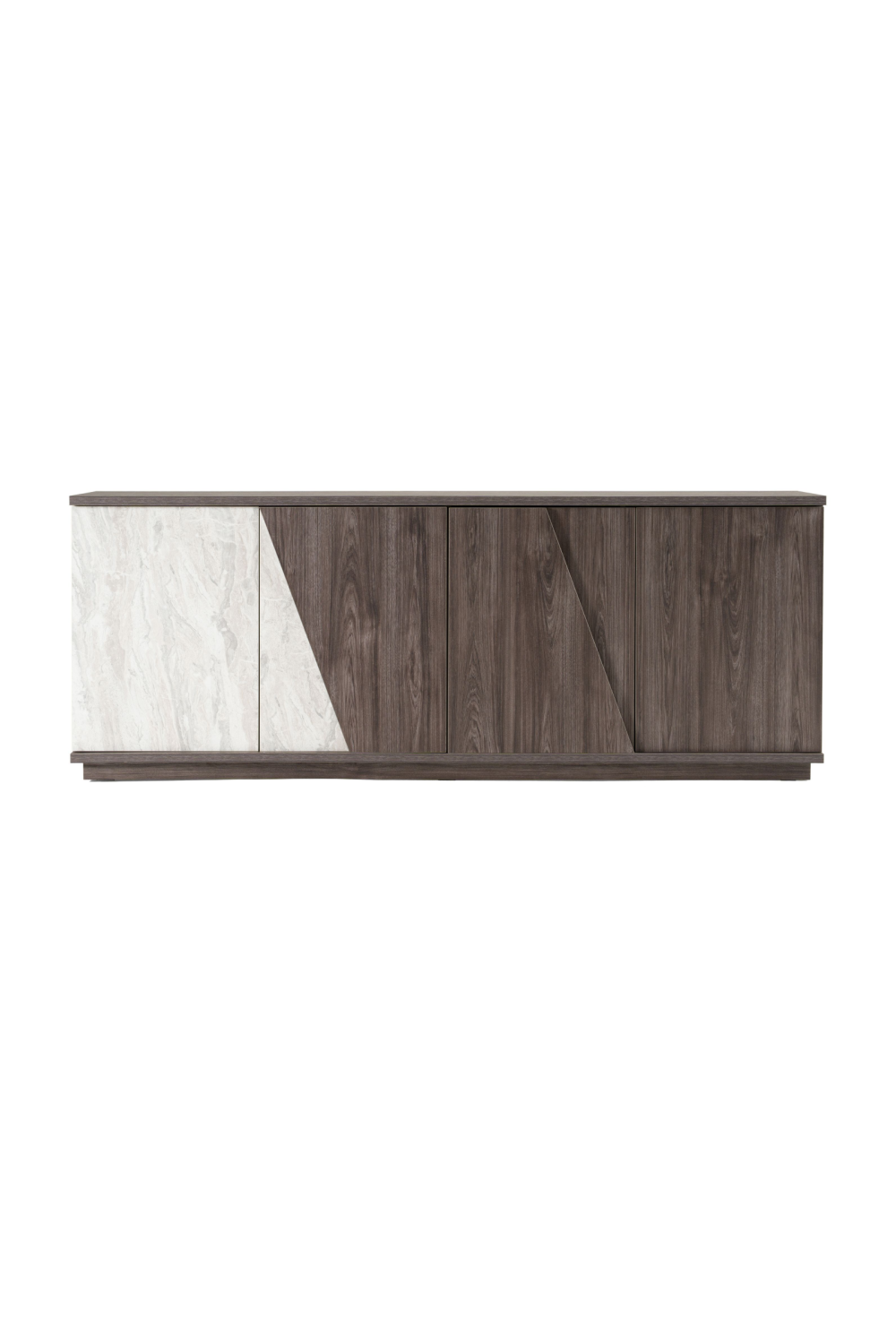   Gray Elm 4-Door Sideboard | Oroa.com