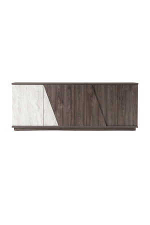   Gray Elm 4-Door Sideboard | Oroa.com