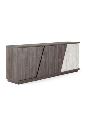   Gray Elm 4-Door Sideboard | Oroa.com
