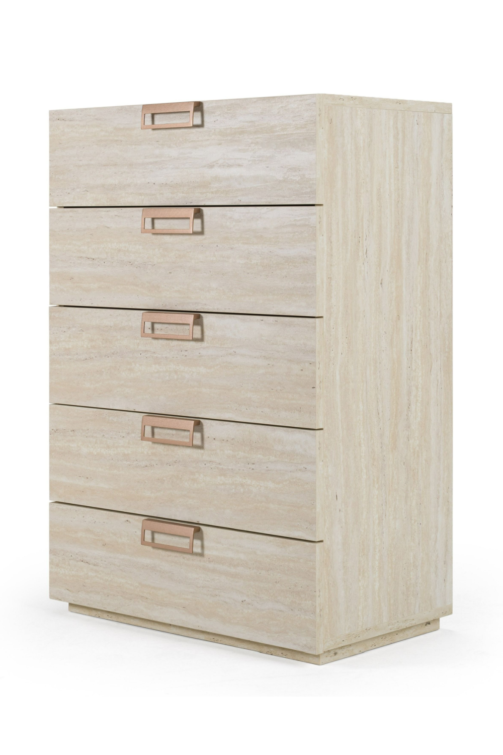   5-Drawer Travertine Chest | Oroa.com