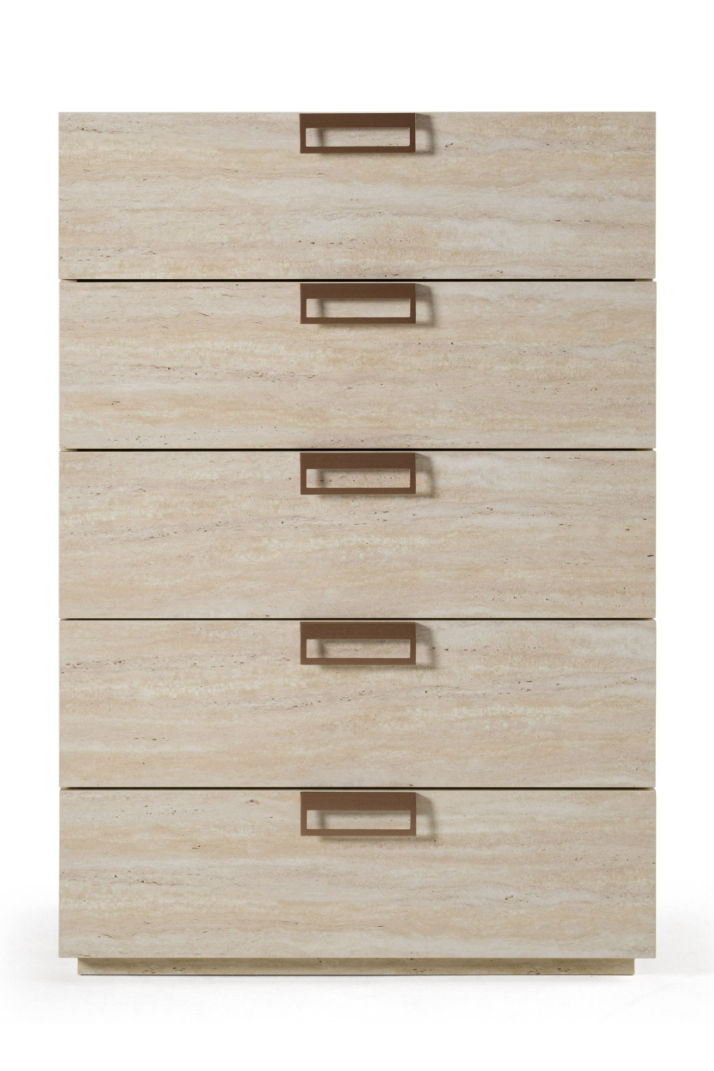   5-Drawer Travertine Chest | Oroa.com