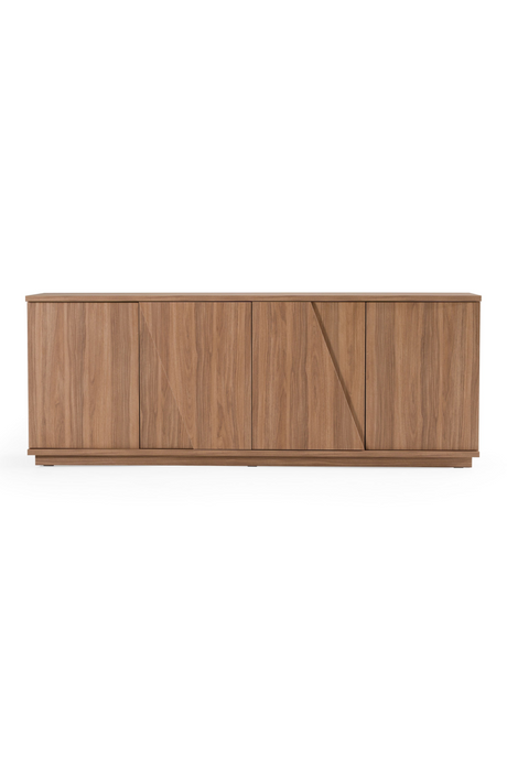   Walnut Caracalla 4-Door Sideboard | Oroa.com