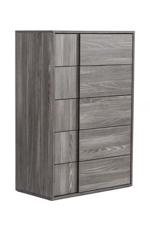   5-Drawer Gray Elm Chest | Oroa.com