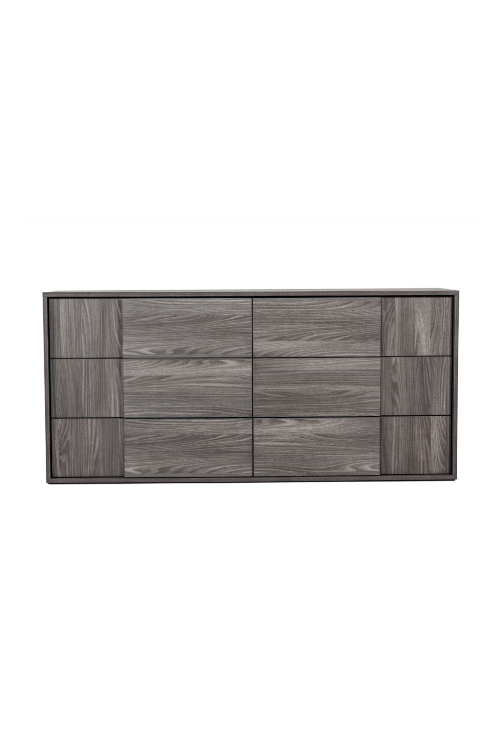   6-Drawer Gray Elm Dresser | Oroa.com