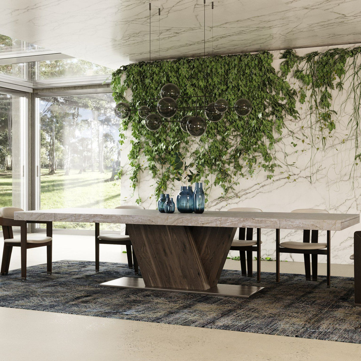   Pecan Elm Extendable Dining Table | Oroa.com