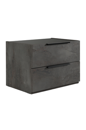   Volcano Oxide 2-Drawer Nightstand | Oroa.com