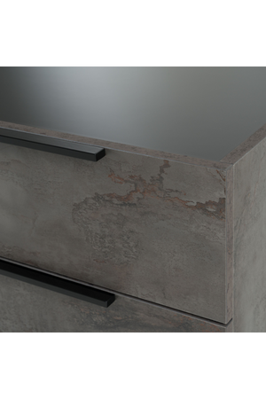   Volcano Oxide 2-Drawer Nightstand | Oroa.com