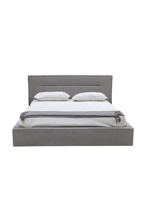   Gray Upholstered Bed | Oroa.com