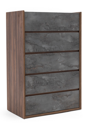   Gray Stucco 5-Drawer Chest | Oroa.com