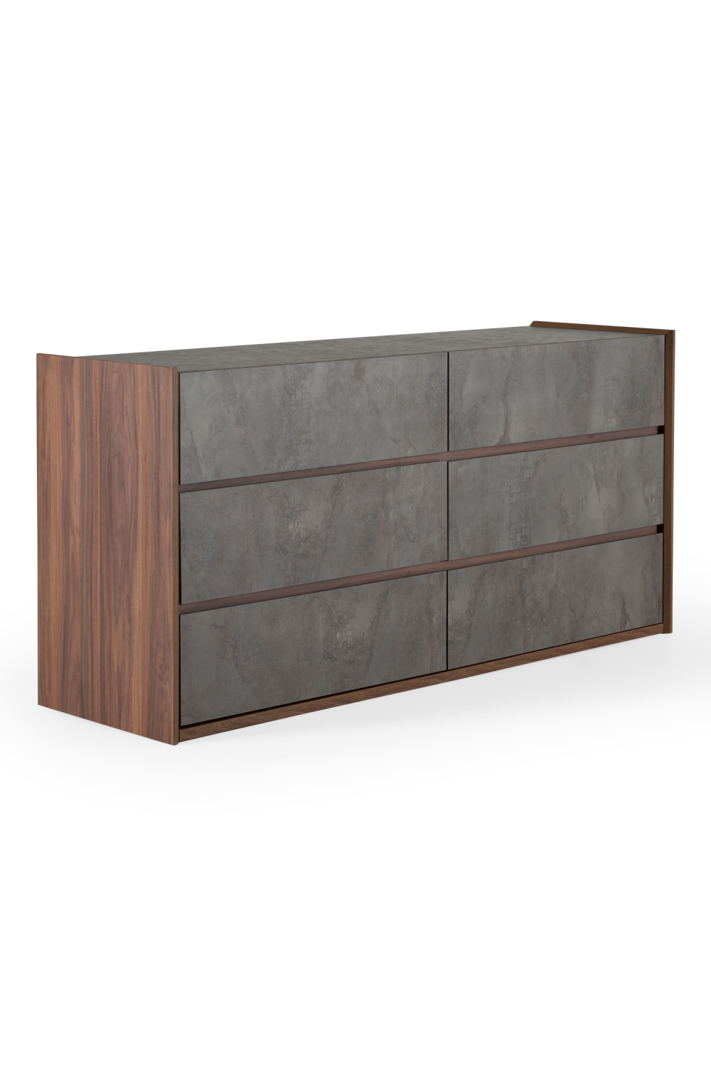   Gray Stucco 6-Drawer Dresser | Oroa.com