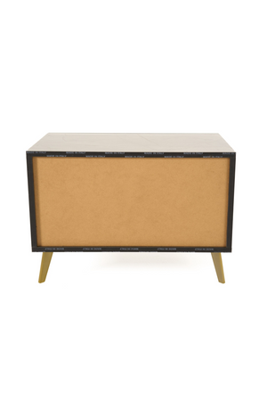   Velondra - Modern Eucalypto + Marble Bed with Two Nightstands | Oroa.com