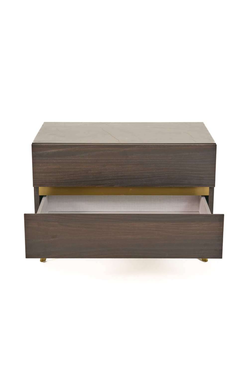   Velondra - Modern Eucalypto + Marble Bed with Two Nightstands | Oroa.com